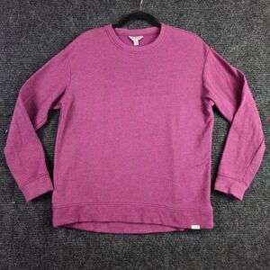 Orvis Classic Collection Womens Size Small Purple Pullover Sweatshirt Top Soft